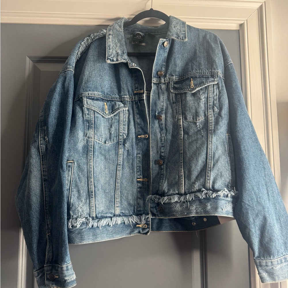 Armani Exchange Classic Indigo Jean Jacket (Unisex)